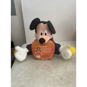 RARE Disney Store Exclusive Mickey Mouse Dress a Pumpkin Halloween Decor 5 Piece